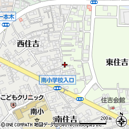 埼玉県所沢市東住吉17-12周辺の地図