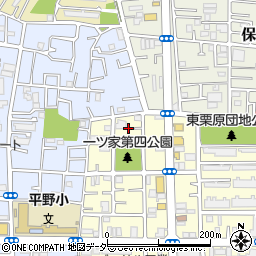 東京都足立区一ツ家1丁目28周辺の地図