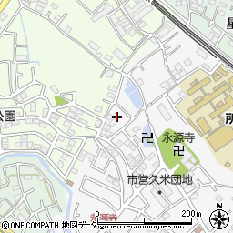 埼玉県所沢市久米1326-21周辺の地図