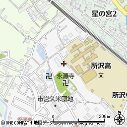 埼玉県所沢市久米1314-21周辺の地図