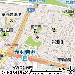 東京都北区岩淵町32-20周辺の地図