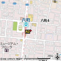東京都足立区六町4丁目4周辺の地図