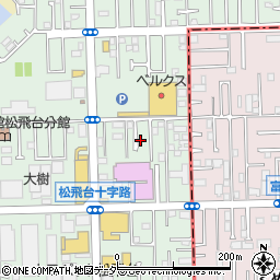 千葉県松戸市松飛台202周辺の地図
