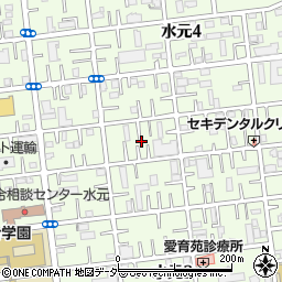 東京都葛飾区水元4丁目12周辺の地図