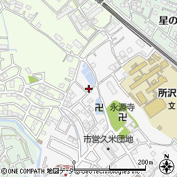 埼玉県所沢市久米1326-13周辺の地図