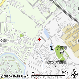 埼玉県所沢市久米1326-20周辺の地図