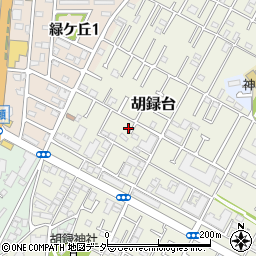 千葉県松戸市胡録台142周辺の地図