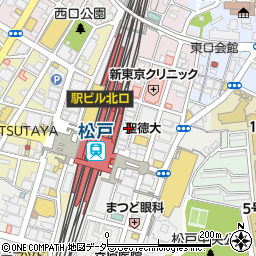 千葉県松戸市松戸1168周辺の地図