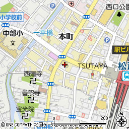 ファミリーマート松戸本町店周辺の地図