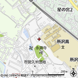 埼玉県所沢市久米1314-20周辺の地図