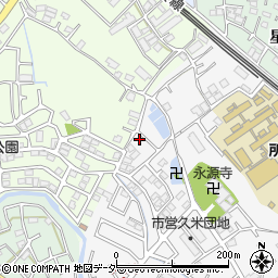 埼玉県所沢市久米1326-15周辺の地図