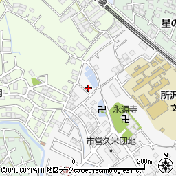 埼玉県所沢市久米1326-11周辺の地図