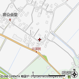千葉県成田市北須賀208周辺の地図