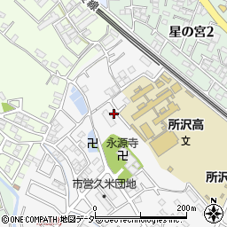 埼玉県所沢市久米1314-19周辺の地図