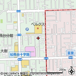 千葉県松戸市松飛台200-10周辺の地図