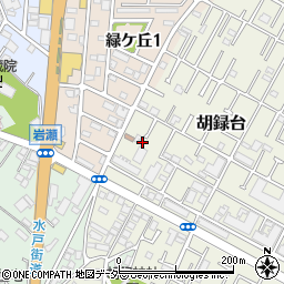 千葉県松戸市胡録台137-1周辺の地図