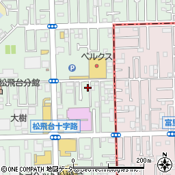 千葉県松戸市松飛台201-3周辺の地図