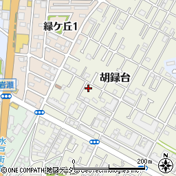 千葉県松戸市胡録台140-53周辺の地図