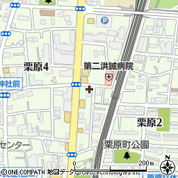 東京都足立区栗原4丁目9-16周辺の地図