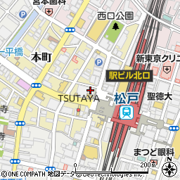 ｍａｔｓｕｋｉｙｏＬＡＢ松戸西口駅前店周辺の地図