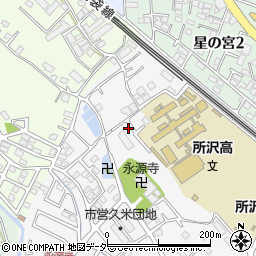 埼玉県所沢市久米1314-17周辺の地図