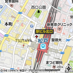 サーティワンアイスクリーム　松戸店周辺の地図