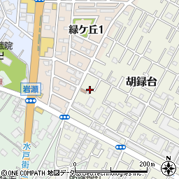 千葉県松戸市胡録台137周辺の地図
