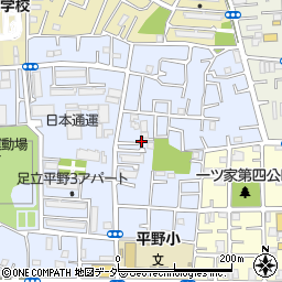 東京都足立区平野3丁目周辺の地図