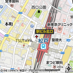 ほぐしくん松戸店周辺の地図