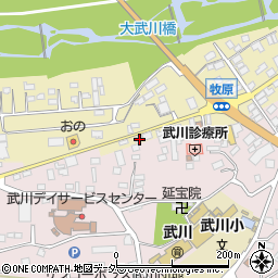 山梨県北杜市武川町三吹2148周辺の地図