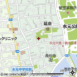 東京都葛飾区東水元周辺の地図