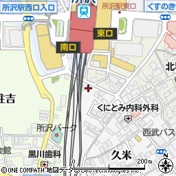 埼玉県所沢市久米603-7周辺の地図