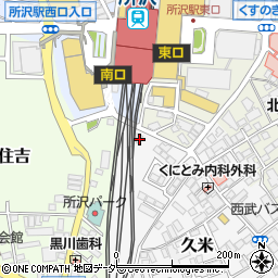 埼玉県所沢市久米603-1周辺の地図