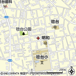 千葉県松戸市稔台2丁目17周辺の地図