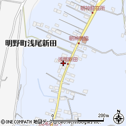 山梨県北杜市明野町浅尾新田4167周辺の地図