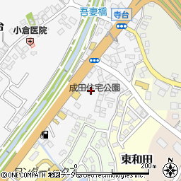 成田住宅公園周辺の地図