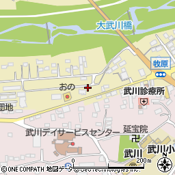 山梨県北杜市武川町三吹2155周辺の地図