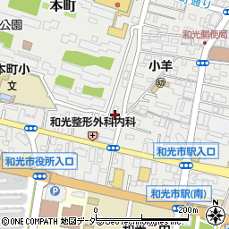 和光ミュージックセンター周辺の地図
