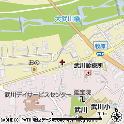 山梨県北杜市武川町三吹2149周辺の地図