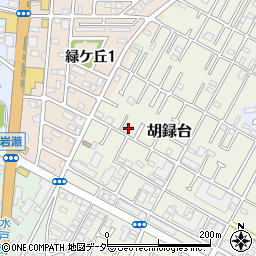 千葉県松戸市胡録台131周辺の地図
