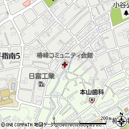 所沢市椿峰コミュニティ会館周辺の地図