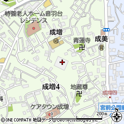 東京都板橋区成増4丁目周辺の地図