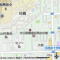 千葉県松戸市松飛台186周辺の地図
