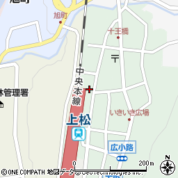 上松町木材工業協同組合周辺の地図