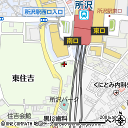 埼玉県所沢市東住吉1周辺の地図