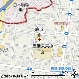 東京都足立区鹿浜5丁目周辺の地図