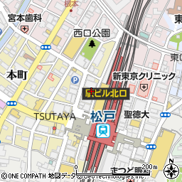ファミリーマート松戸西店周辺の地図