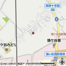 千葉県鎌ケ谷市粟野158周辺の地図