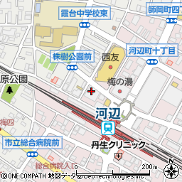 東進衛星予備校河辺校周辺の地図