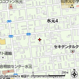 東京都葛飾区水元4丁目11周辺の地図